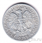 Польша 5 злотых 1958