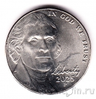 США 5 центов 2025 (P)
