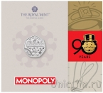 Великобритания 50 пенсов 2025 Монополия