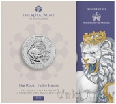 Великобритания 5 фунтов 2026 Королевский лев