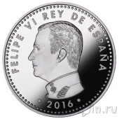 Испания 10 евро 2016 300 лет почте Испании