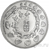 Португалия 5 евро 2023 Динозавр Мирагая Лониколум