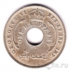 Британская Западная Африка 1/2 пенни 1937 (KN)