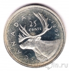 Канада 25 центов 1997 (серебро)