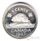 Канада 5 центов 1997 (серебро)
