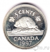 Канада 5 центов 1997 (серебро)