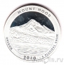 США 25 центов 2010 Mount Hood (S, серебро)