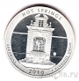 США 25 центов 2010 Hot Springs (S, серебро)
