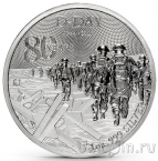 Олдерни 1 фунт 2024 80 лет высадке в Нормандии