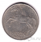 Норвегия 1 крона 1973