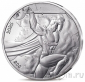 Франция 10 евро 2025 Супермен, Человек из стали