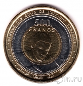 Центральноафриканские штаты 500 франков 2024