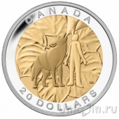Канада 20 долларов 2014 Семь священных учений - Покорность