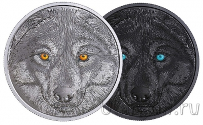 Канада 15 долларов 2017 В глазах волка