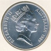 Австралия 10 долларов 1989 Квинсленд (в буклете)