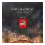 Латвия набор евро 2025 Селия (в буклете)