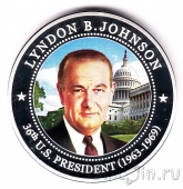 Либерия 5 долларов 2010 Линдон Джонсон