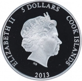 Острова Кука 5 долларов 2013 Красная Шапочка