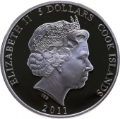 Острова Кука 5 долларов 2011 Жил-был пёс