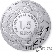 Испания 1,5 евро 2019 Каракка «Виктория»