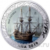 Испания 1,5 евро 2019 Каракка «Виктория»