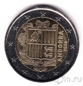 Андорра 2 евро 2024
