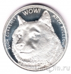 Серебряная унция - Волк. Dogecoin