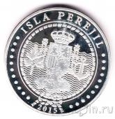 Остров Перехиль 50 песет 2015 Волк