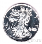 США - 1 грамм серебра - Шагающая свобода