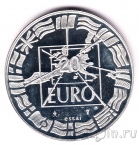 Франция 20 евро 1998 Шарль де Голль и Конрад Аденауэр