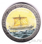 Испания 1,5 евро 2018 Финикийский боевой корабль