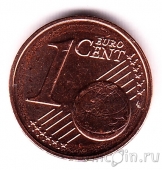 Люксембург 1 евроцент 2025
