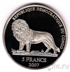 ДР Конго 5 франков 2007 Михаэль Шумахер