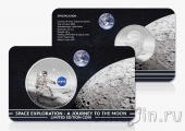 Соломоновы острова 1/2 доллара 2025 NASA. Исследование космоса