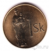 Словакия 1 крона 2007