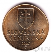 Словакия 1 крона 2007