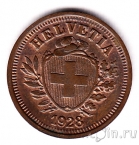 Швейцария 1 раппен 1928