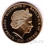 Джерси 50 пенсов 2020 75 лет Победы (3)