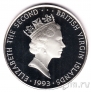 Британские Виргинские о-ва 25 долларов 1993 Панда