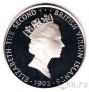Британские Виргинские о-ва 25 долларов 1993 Горбатый кит