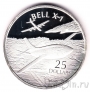 Соломоновы острова 25 долларов 2003 Самолет Bell X-1