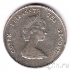Восточно-Карибские Территории 25 центов 1989