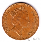 Великобритания 2 пенса 1985