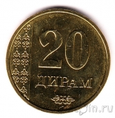 Таджикистан 20 дирамов 2018