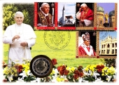 Ватикан 2 евро 2007 80 лет Бенедикту XVI (в конверте)