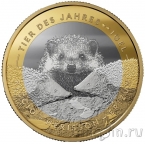 Швейцария 10 франков 2026 Европейский ёж