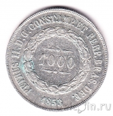 Бразилия 1000 реалов 1853