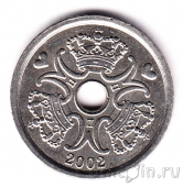 Дания 1 крона 2002