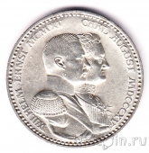 Саксен-Веймар-Эйзенах 3 марки 1915 100 лет Великим герцогам