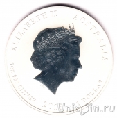 Австралия 1 доллар 2013 Год змеи